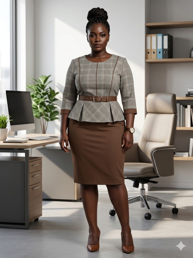 Lady Morgana Color Block Blazer Dress