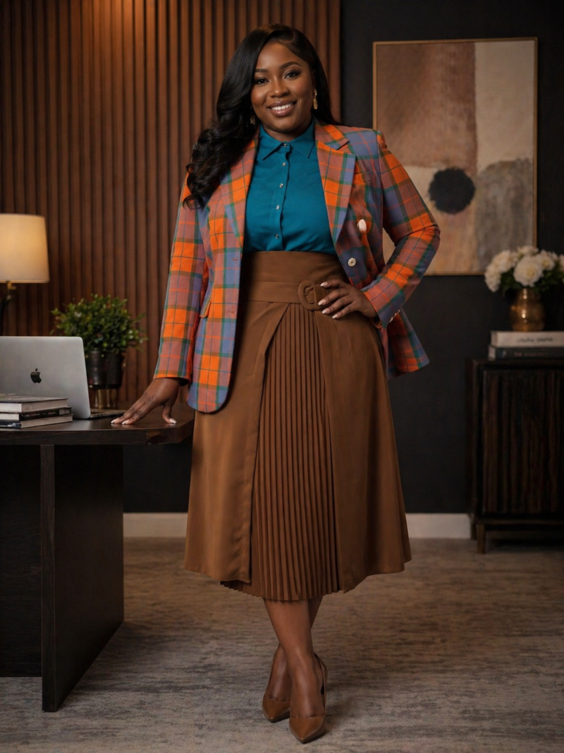 Orvienna Check Blazer